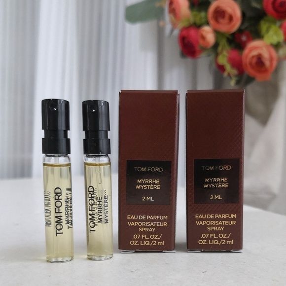 2 New Tom Ford Myrrhe Mystère Eau De Parfum EDP Perfume Sample Spray 0.07 oz - Picture 1 of 1